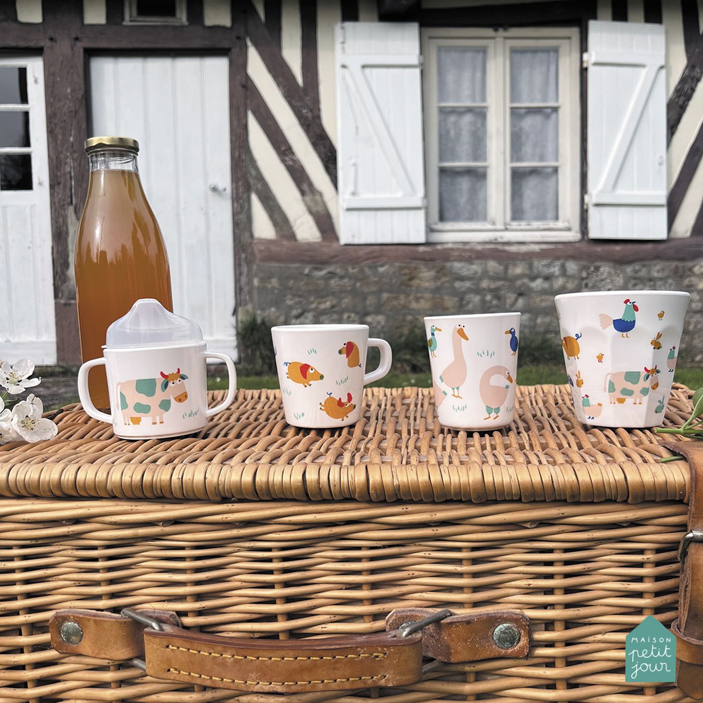 Tasse d'apprentissage antidérapante La Ferme
